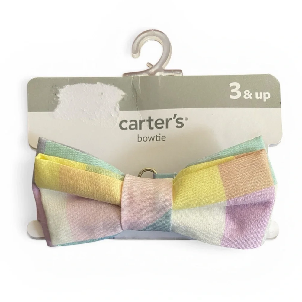 Carter's Pastel Plaid Kids Bowtie